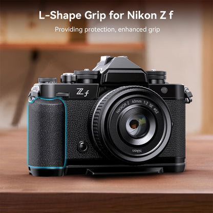 SmallRig L Shape Grip for Nikon Zf Mirrorless Camera with Arca-Type Compatible Dovetails, 1/4"-20 Thumbscrew wih D-Rings, Integrated QR Plate for Tripod and Gimbal | 4262