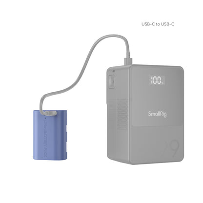 [CLEARANCE] SmallRig (LP-E6NH) Rechargeable Li-Ion Battery Pack 2400mAh 7.2V with 0.6m USB Type C Charging Cable for Canon EOS Series DSLR Mirrorless Cameras | 4264