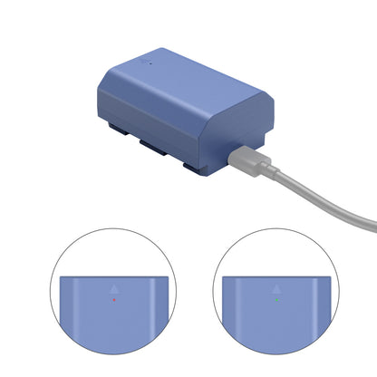 SmallRig NP-FZ100 Rechargeable Li-Ion Battery Pack 2400mAh 7.2V with 0.6m USB Type C Charging Cable for Sony Alpha, A1，A7C，A7R IV，A7 III，A9 II，A7S III，A7R III，A7R V，A6700，A6600 | 4265B