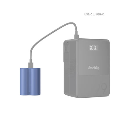 [CLEARANCE] SmallRig NP-W235 Rechargeable Li-Ion Battery Pack 2400mAh 7.2V with 0.6m USB Type C Charging Cable for Fujifilm GFX 50S II，X-S20，GFX100S，X-H2， X-H2S，X-T5 | 4266