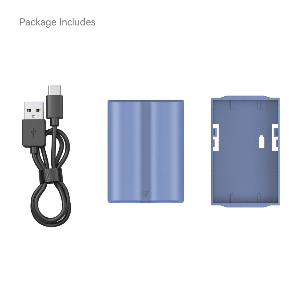 SmallRig NP-W235 Rechargeable Li-Ion Battery Pack 2400mAh 7.2V with 0.6m USB Type C Charging Cable for Fujifilm GFX 50S II，X-S20，GFX100S，X-H2， X-H2S，X-T5 | 4266