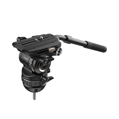 SmallRig PH8 Professional 75mm Fluid Head for Video Tripod, Monopod, Slider & Jibs with Manfrotto Snap-In Quick Release Plate for Digital Camera, Camcorder & Smartphone Holders | 4287