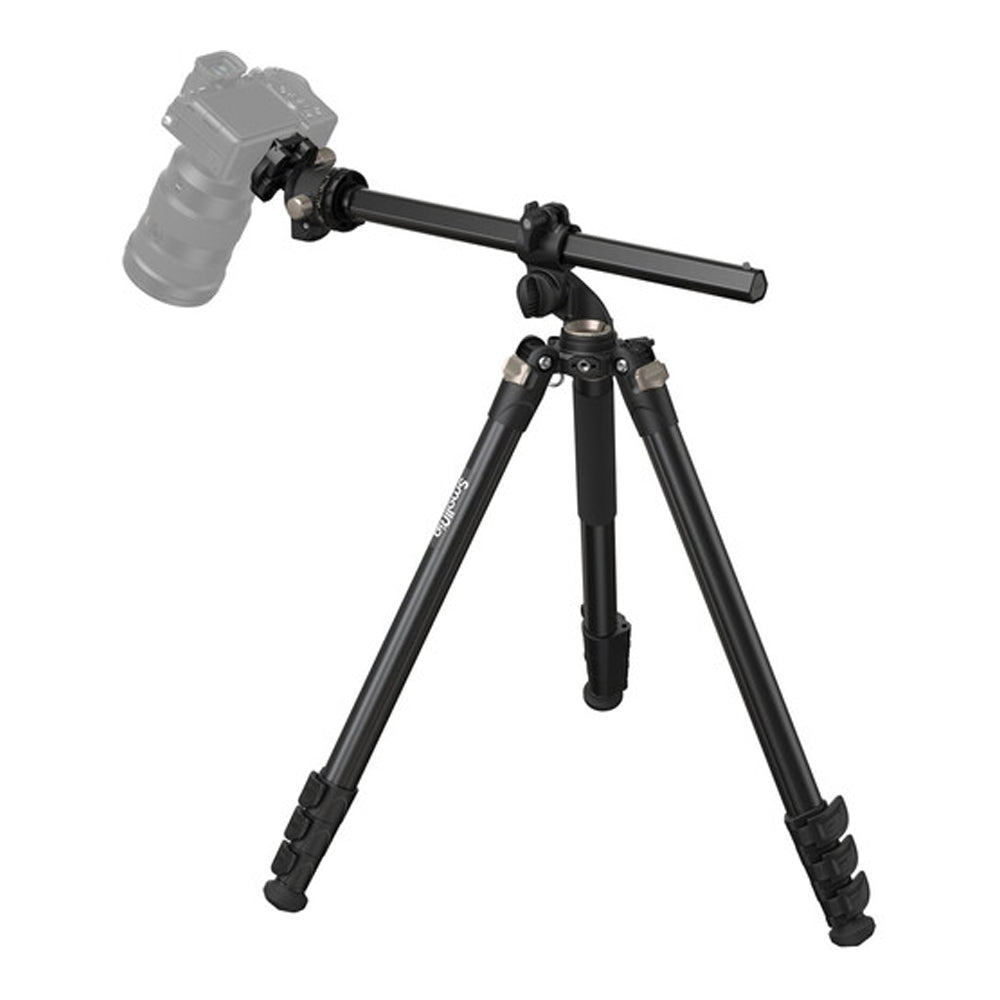 SmallRig CT200 Lateral Center Column Camera Tripod with Smartphone Holder, Arca-Type Quick Release Ball Head, 4-Section Legs, Monopod Function, 10kg Load Capacity, and 185cm Maximum Height | 4288