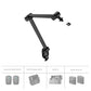 SmallRig Microphone Boom Arm Desk Mount with 1.5kg Load Capacity, Telescopic Rod, Hydraulic Damping Joints, Cold Shoe Mount, Thread Adapters and Wireless Lavalier Mic Support for Podcast Recording, Live Audio Streaming and Vlogging | 4303