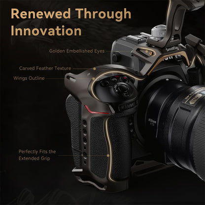 SmallRig Night Eagle Full Camera Cage Kit for Nikon Z8 Mirrorless Camera with Arca-Swiss Quick Release Plate, 1/4"-20 and 3/8"-16  Threads,QD Socket, TO Rail and Cold Shoe Mount | 4317