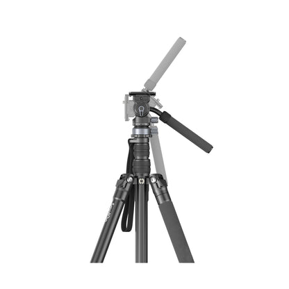 SmallRig FreeBlazer CT190 Aluminum Video Tripod with Integrated Bowl Leveling Base, 360° 90°/-55° Pan & Tilt Control, Telescopic Legs, Detachable Monopod, 184cm Adjustable Max Height