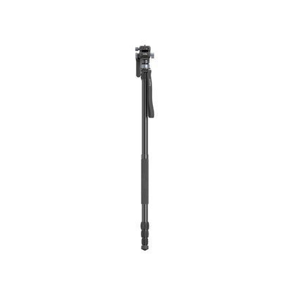 SmallRig FreeBlazer CT190 Aluminum Video Tripod with Integrated Bowl Leveling Base, 360° 90°/-55° Pan & Tilt Control, Telescopic Legs, Detachable Monopod, 184cm Adjustable Max Height