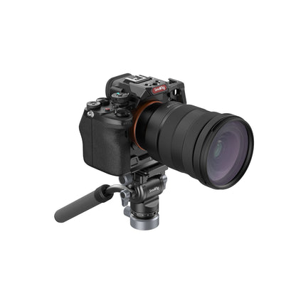 SmallRig FreeBlazer CT190 Aluminum Video Tripod with Integrated Bowl Leveling Base, 360° 90°/-55° Pan & Tilt Control, Telescopic Legs, Detachable Monopod, 184cm Adjustable Max Height