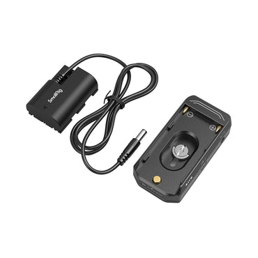[CLEARANCE] SmallRig L-Series / NP-F Battery Adapter Plate with LP-E6H Battery Kit (Advanced Edition) with 36W USB-C Input / Output Port, LED Status Indicators and Cage with 1/4"-20 Screw for Select Canon and Blackmagic Pocket Cinema Camera | 4340