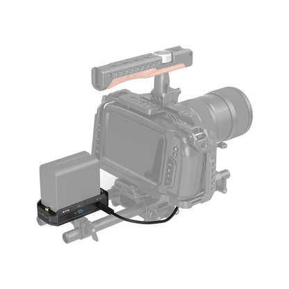 [CLEARANCE] SmallRig L-Series / NP-F Battery Adapter Plate with LP-E6H Battery Kit (Advanced Edition) with 36W USB-C Input / Output Port, LED Status Indicators and Cage with 1/4"-20 Screw for Select Canon and Blackmagic Pocket Cinema Camera | 4340