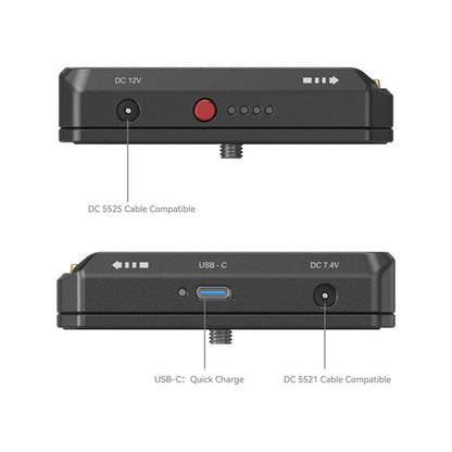 [CLEARANCE] SmallRig L-Series / NP-F Battery Adapter Plate with LP-E6H Battery Kit (Advanced Edition) with 36W USB-C Input / Output Port, LED Status Indicators and Cage with 1/4"-20 Screw for Select Canon and Blackmagic Pocket Cinema Camera | 4340