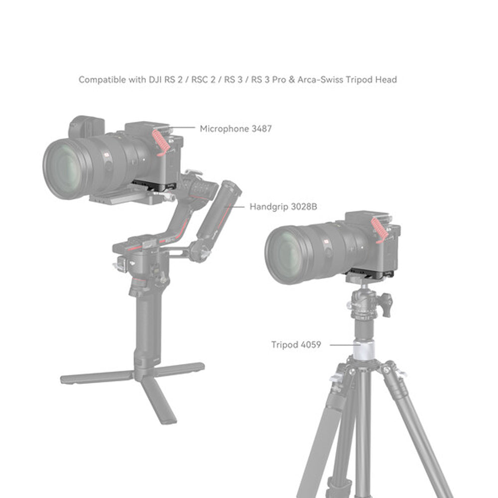 SmallRig Bottom Mount Plate for Sony a7C II and a7CR Mirrorless Camera ...