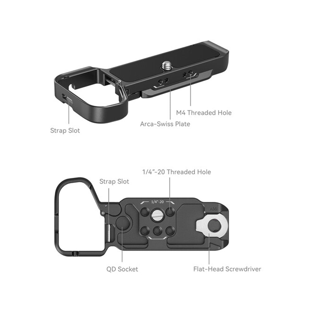 SmallRig Bottom Mount Plate for Sony a7C II and a7CR Mirrorless Camera ...