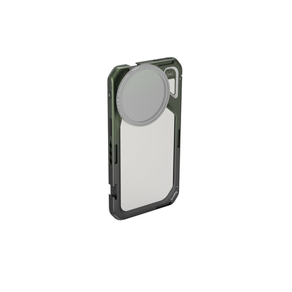 [CLEARANCE] SmallRig Dual Handheld Mobile Phone Case Video Cage Kit Co-design Edition with Wireless Control, Quick Release Side Handle, VND Filter, 1/4""-20 Threaded Holes, Cold Shoe Mounts, and Swappable Lens Backplate for iPhone 15 Pro Max | 4407