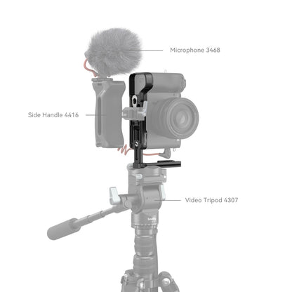 SmallRig Metal Camera L-Bracket for Sony a7C II and a7CR with Multiple 1/4"-20 Threaded Holes, QD Socket, Arca-Type Side Plate and Base Plate for Photography Accessories and Attachment
