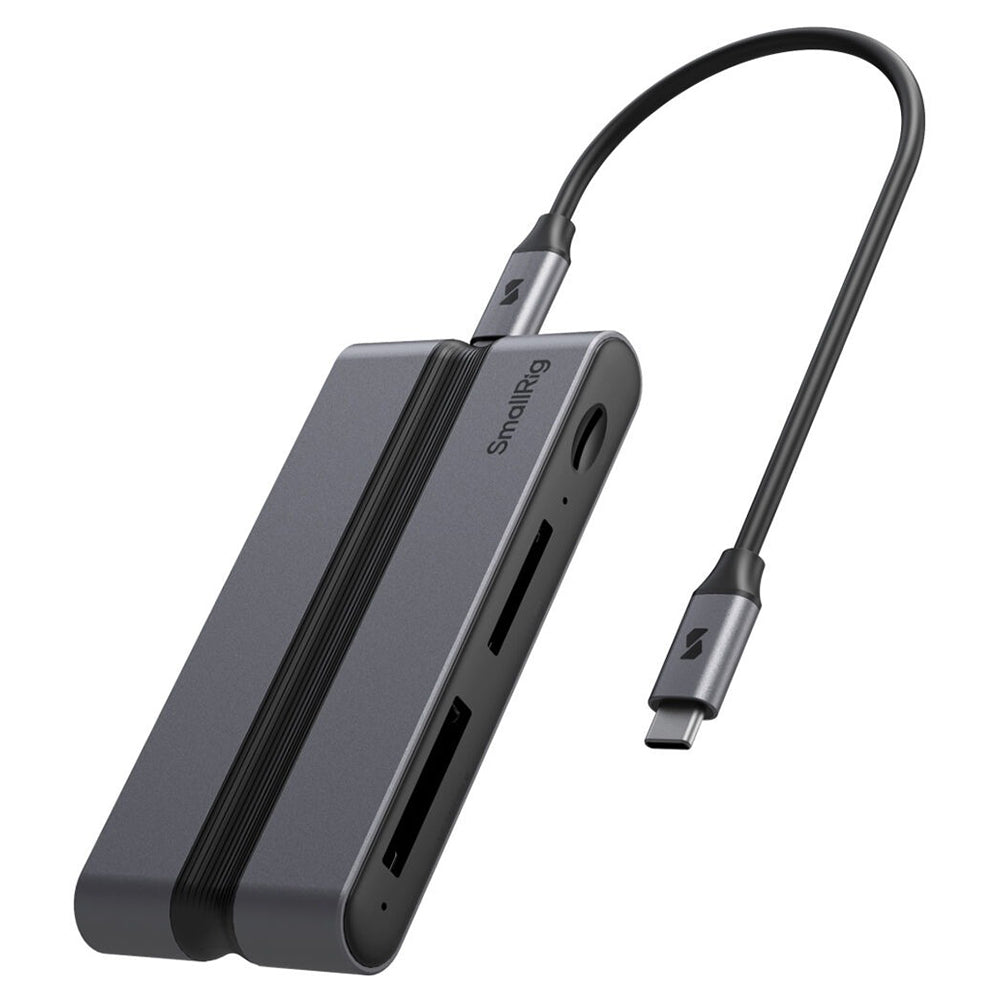SmallRig 9-in-1 CF Express Type A / B Docking Station with SD & microSD Card Slots, USB-C USB-A HDMI RJ45 Ports, Aluminum Alloy, Compatible with macOS, Windows and Linux | 4662 4663