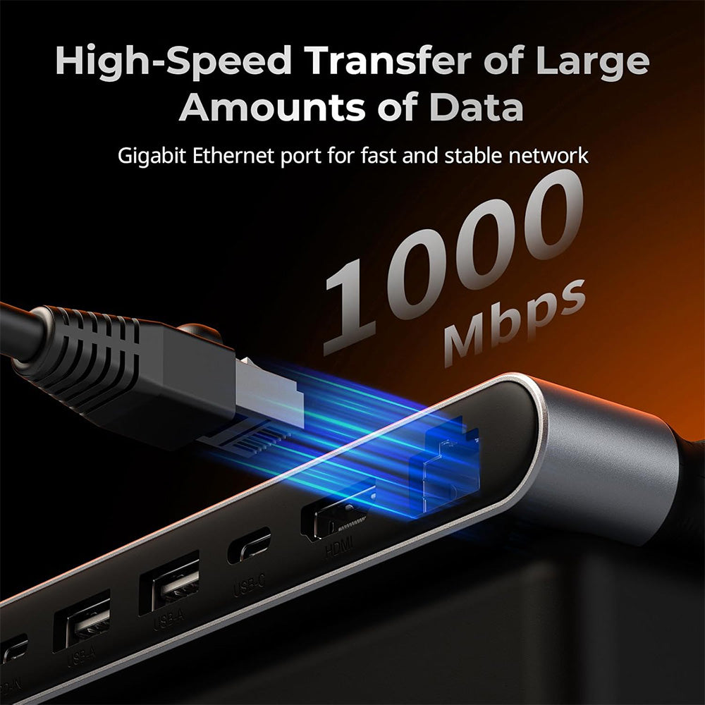 SmallRig 9-in-1 CF Express Type A / B Docking Station with SD & microSD Card Slots, USB-C USB-A HDMI RJ45 Ports, Aluminum Alloy, Compatible with macOS, Windows and Linux | 4662 4663
