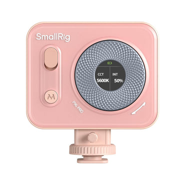 SmallRig Vibe P96 Pro Mini Bi-Color LED Video Light with 2500K~6500K CCT, 1500mAh Battery, Multiple Mounts, 1/4"-20 Threaded Holes and USB Type-C Charging Port for Lighting and Vlog Vlogging Content Creation