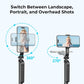 SmallRig Encore PT-60 6-Section Tripod + Windproof Smartphone Stabilizer Stand Aluminum Alloy and Bluetooth 5.0 Remote Control with Max 79" Operating Height, 1Kg Max Load Capacity for Vlog Vlogging Live Selling Content Creation