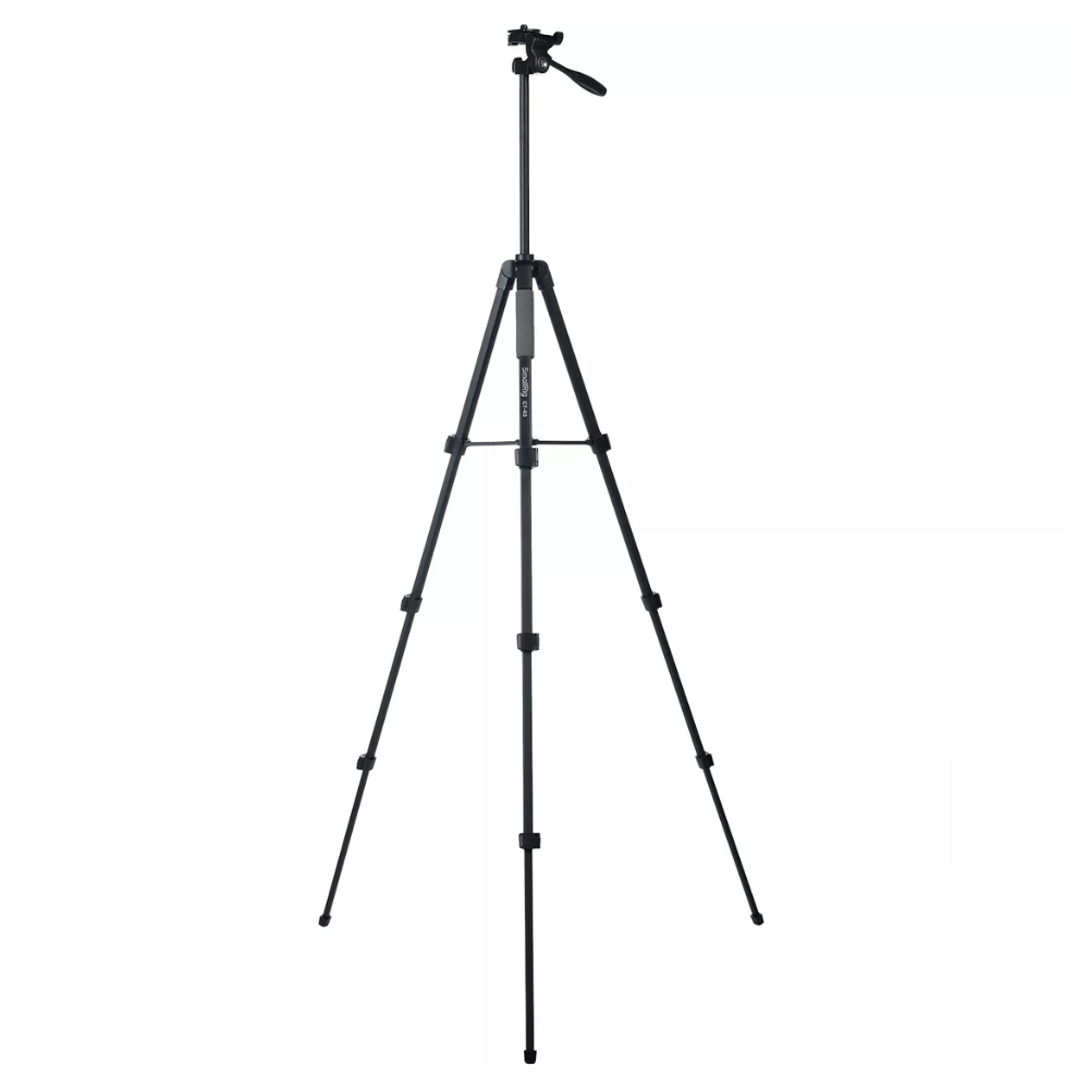 SmallRig CT-01 CT-03 Versatile Lightweight Tripod with up to 3kg Load Capacity, 148cm Height Range, Lever Locked 4-Section Leg, Touch-and-Go Quick-Release Mount Plate for Live Streaming, Vlogging and Outdoor Shooting | 4687 4717