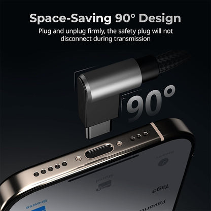 SmallRig Dual SD/TF USB 3.0 4.0 Magnetic MagSafe Memory Card Reader with SDXC / microSDXC Slots, High-Speed 104MB/s 312MB/s Data Transfer, 90° Angled Connector for Smartphones | 4869 4870