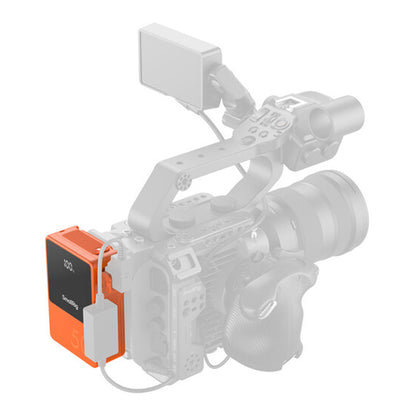 SmallRig VB50 Mini V Mount Battery (50Wh) with Safe & Fast Bi-Directional Charging, Multiple Interfaces & OLED Display for Cameras, Camcorders, Drones, Gimbals, Phones, Tablets, Laptops, Video Lights & Field Monitors | 3579 Black