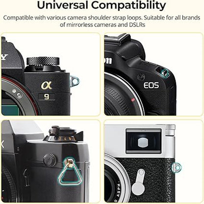 SmallRig Half Case Kit + Wrist / Shoulder Strap and Accessories with Leather Exterior and Foamed Hand Grip for FUJIFILM X-M5 Mirrorless Camera