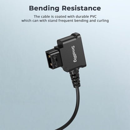 SmallRig D-Tap to Dual-Sided NP-F Dummy Battery Power Cable Adapter with 8.2 VDC Output, Multiple Circuit Protections, USB-C Port PD & PPS Fast Charging for Power Cameras, Monitors, Video Transmitters, Accessories | 4884