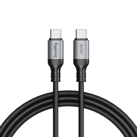 SmallRig PD 3.1 240W USB-C to USB-C Super Fast Charging & Data Sync Polyester-Braided Type C Charger Cable for iPhone 16/15 Plus Pro Max, iPad Pro/Air, MacBook, Mobile Phones, Camera Batteries, Tablets & Laptops | 4908