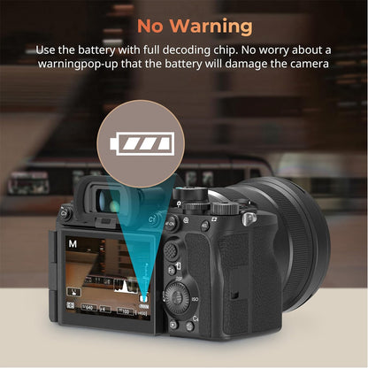 SmallRig EN-EL15c Rechargeable Li-Ion Battery 2400mAh 7.2V with USB-C Direct Charging for Selected NIKON Cameras Z8, Z7II, Z7, Z6II, Z6, Z5, D850, D810, D810A, D780, D750, D610, D500, D7500, D7200 | 4332B |  4966