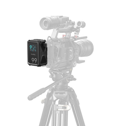 SmallRig x Ren Ozturk X99 V-Mount Battery X-Touch Smart with 27,200 mAh Battery Capacity, App Control, 4.9FT Drop-Proof, Dust/Water-Resistant & 240W Type-C Fast Charging Cable for Professiol Wedding Videography and Filmmaking | 4984