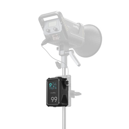 SmallRig x Ren Ozturk X99 V-Mount Battery X-Touch Smart with 27,200 mAh Battery Capacity, App Control, 4.9FT Drop-Proof, Dust/Water-Resistant & 240W Type-C Fast Charging Cable for Professiol Wedding Videography and Filmmaking | 4984