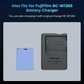 SmallRig NP-W126S Rechargeable Lithium-Ion Battery Pack 1050mAh 8.4V with USB Type-C Charging Cable for Selected Fujifilm Mirroless Cameras | Blue / Orange | 5062 5088