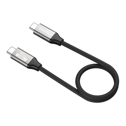 SmallRig PD 240W 40Gbps USB 4 Type C Fast Charging Data Cable 35cm / 60cm 90° Angled with 8K 60Hz UHD Video Output for iPhone 15 16, iPad, MacBook, Samsung S25, Smartphone, Tablet, Laptop, Camera Monitor | 5073 | 5074 | 5075 | 5076
