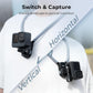 SmallRig Quick Release Magnetic Neck Mount Support with 2-Prong Adapter / Phone Holder for Action Cameras & Smartphones, Supports Landscape and Portrait Photography Videography | 5126 5128