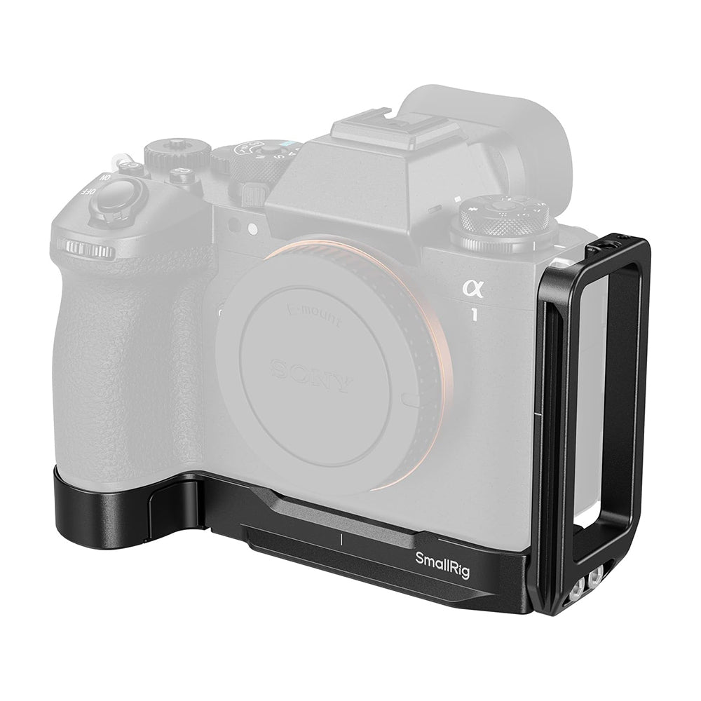 SmallRig L-Shape Camera Rig Mount with Arca-Swiss Quick Release Plate Aluminum Alloy with 1/4"-20 Threaded Holes for Sony Alpha 1 II / 9 III Mirrorless | 5188