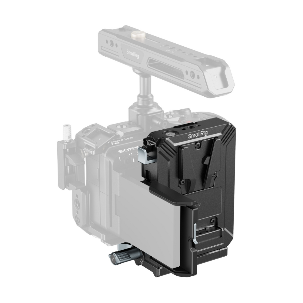 SmallRig V Mount Battery Plate Kit with LCD Protector, Cable Clips, D-Tap & USB Type C Port