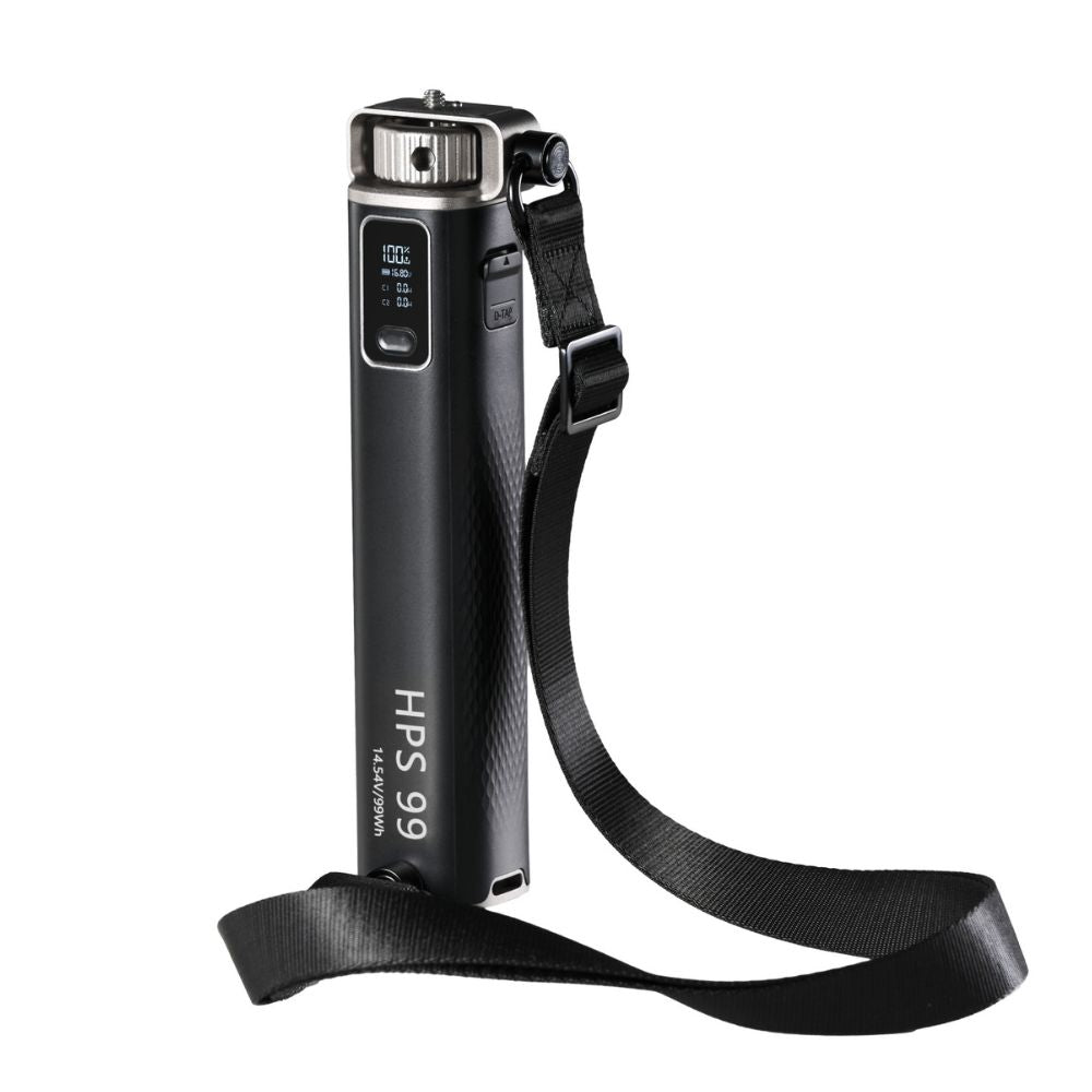 SmallRig HPS99 Handheld Power Stick 100W Fast Charging with 27,200mAh, Multi-Port USB-C & D-Tap, LG Battery Cells, Real-Time OLED Display for COB Lights | 5249
