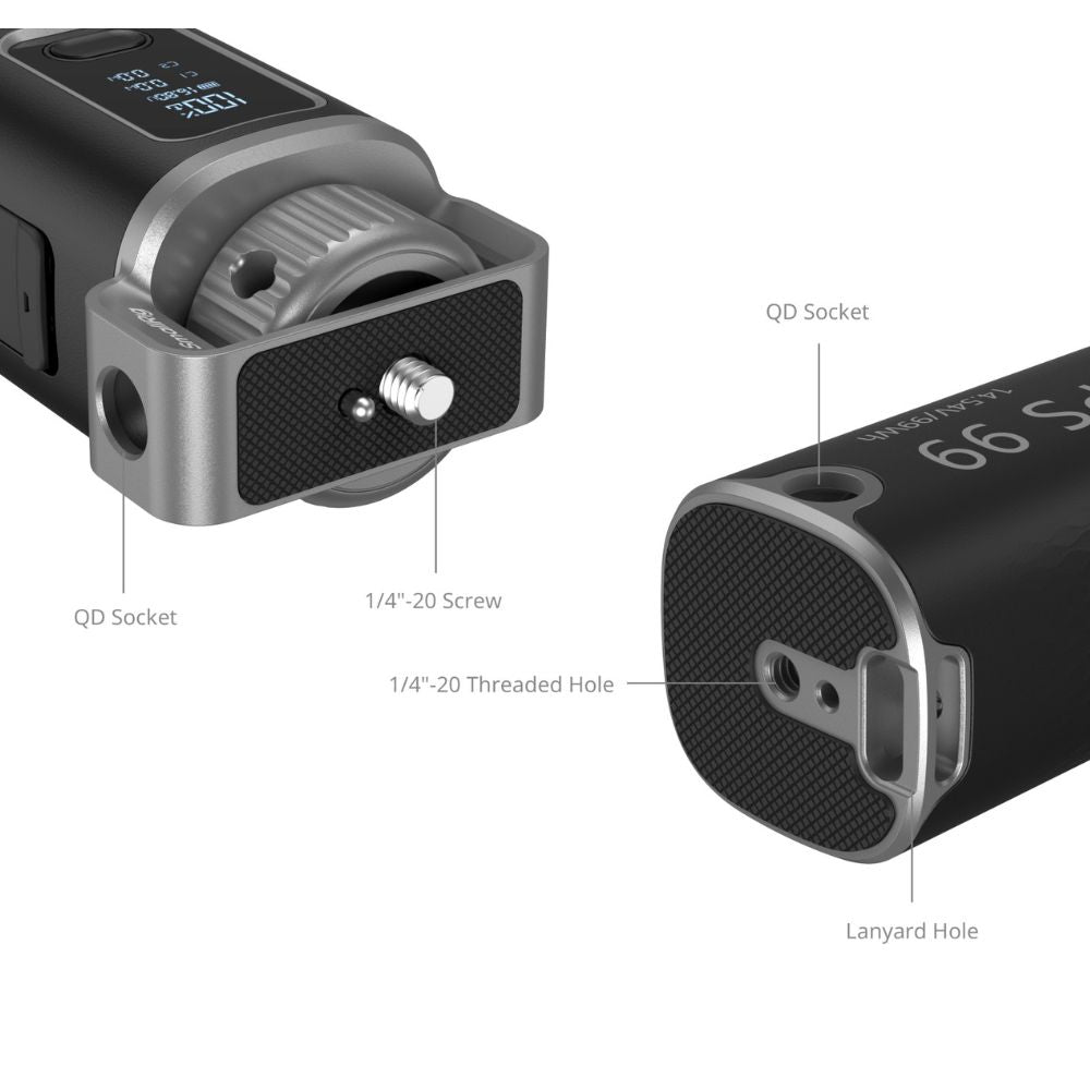 SmallRig HPS99 Handheld Power Stick 100W Fast Charging with 27,200mAh, Multi-Port USB-C & D-Tap, LG Battery Cells, Real-Time OLED Display for COB Lights | 5249