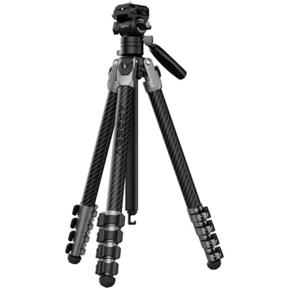 SmallRig AP225Pro Portable Carbon Fiber Video Tripod with Fluid Head | 5477