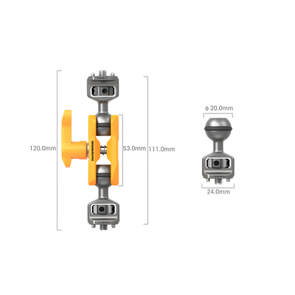 SmallRig x Transformers Magic Arm Support with Dual Ball Heads (Bumblebee Edition) | 5522