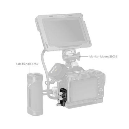 SmallRig HDMI & USB-C Cable Clamp for Canon EOS R50 V Cage, Secure Camera Connection, Aluminum Alloy Build | 5534