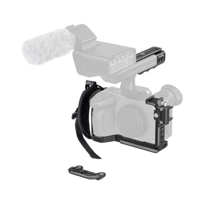 SmallRig Camera Cage Kit for Sony FX2 with Battery Plate, Rotating Top Handle & XLR Handle Extension