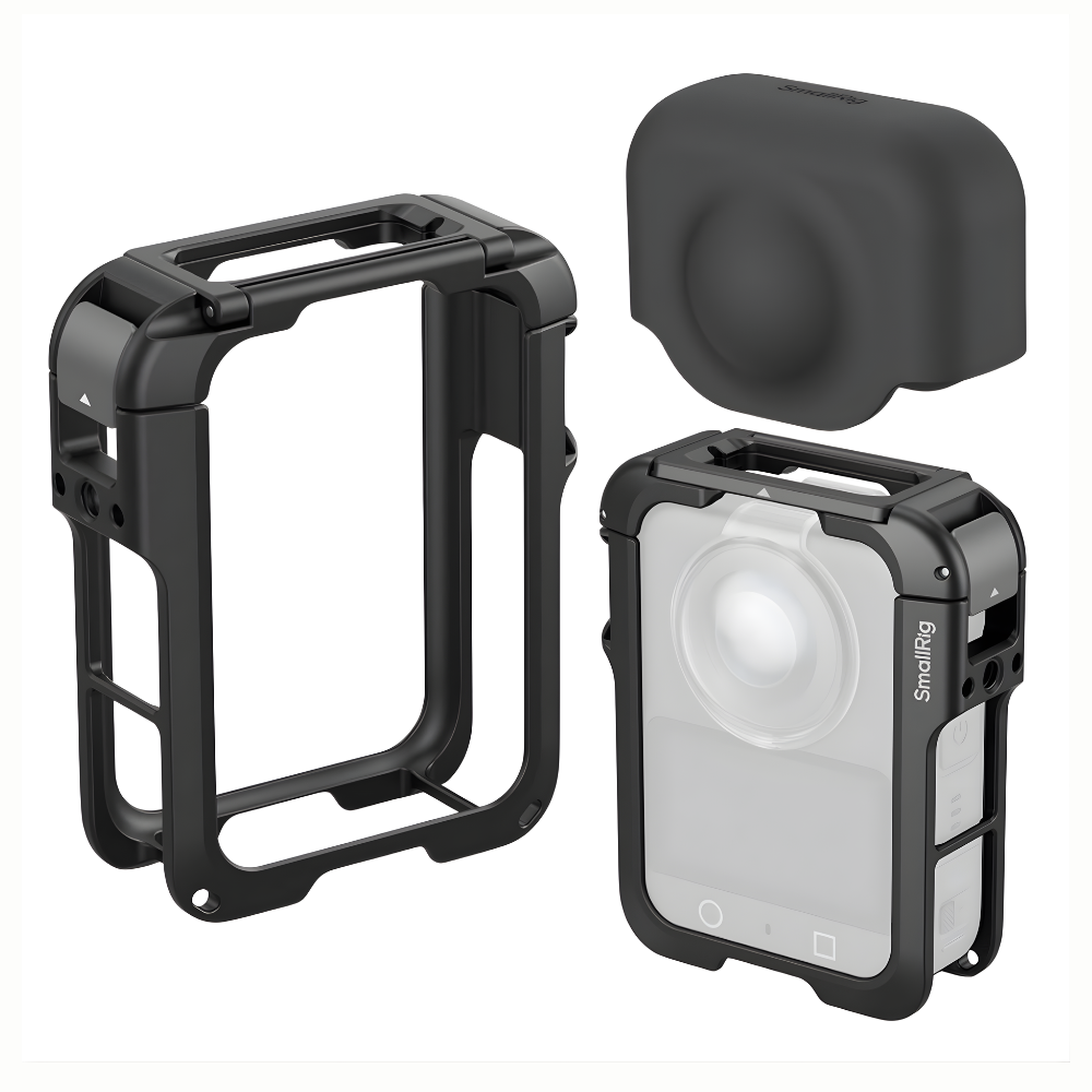 SmallRig Cage Kit for DJI Osmo 360 Action Camera with Silicone Protective Cover