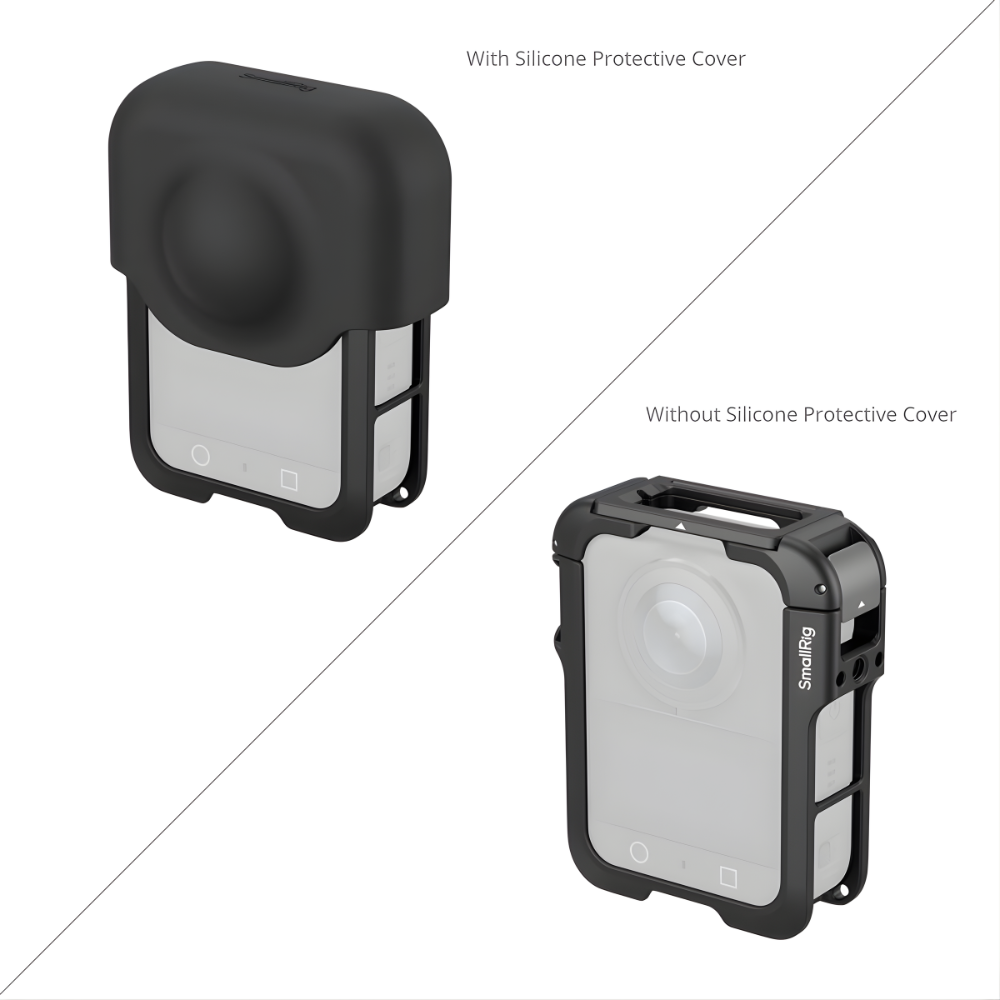 SmallRig Cage Kit for DJI Osmo 360 Action Camera with Silicone Protective Cover