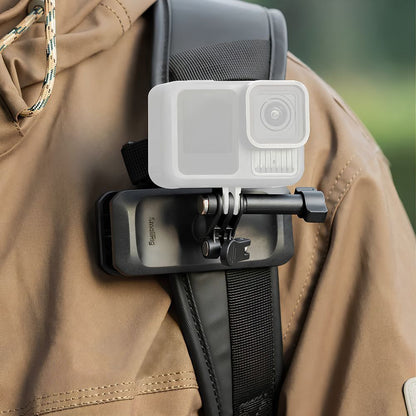 SmallRig Action Camera Accessory Kit – Chest Mount, Backpack Strap Mount & Strap Clip Adapter