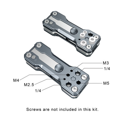 SmallRig Hunter Foldable Screwdriver and Allen Multi-Tool Kit, Pocket-Sized with Phillips, Flat and Torx T25 Driver and Screws with Threaded Holes for Videographers AAK2495