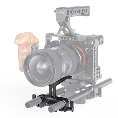 SmallRig Universal Lens Support with 15mm LWS Diameter, Y-Shaped 1.4" Vertical Height Adjustment and Quick Release Thumbscrews for Camera Lenses BSL2680