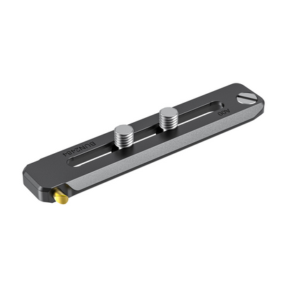 SmallRig 90mm Universal Low-Profile NATO Rail with Hex Spanner, Slide Hollow Hole, 1/4"-20 Mounting Screws and Spring-Loaded Safety Pins for NATO Accessory Clamps, Handle and Monitor Holders BUN2484B