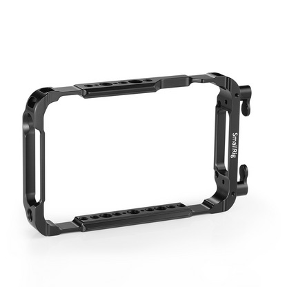 SmallRig On-Camera Monitor Cage with HDMI Cable Clamp, Anti-Shedding Drive Locks, NATO Rail, 1/4 & M3 Screw, Hex Spanner for Atomos Ninja V and V Plus 5" 4K HDMI Recording Video Monitor CMA2209